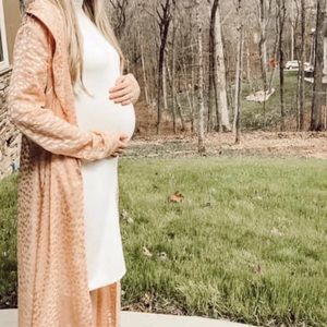 REVOLVE Duster, sheer leopard